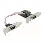 Tarjeta de expansión DeLOCK PCI Express x1 a 2 x Serie RS-232