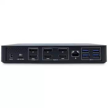 TERRA 1480375 Base de acoplamiento/replicador de puertos para portátil con cable USB 3.2 Gen 1 (3.1 Gen 1) Type-C Negro