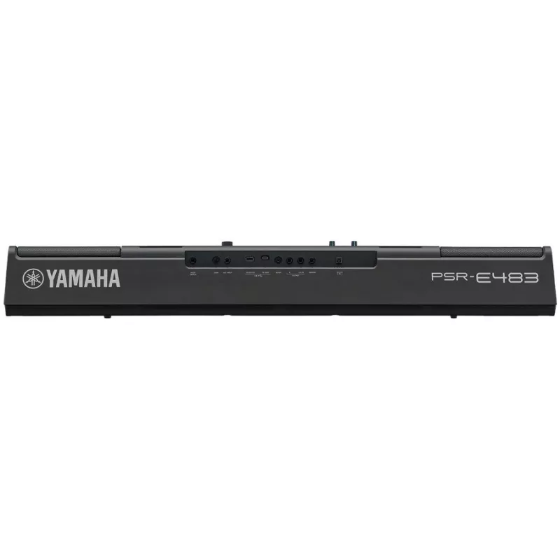 Teclado YAMAHA PSR-E483 — teclado arranger portátil de 61 teclas con respuesta dinámica y USB-MIDI