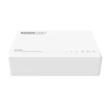 Switch no gestionado TOTOLINK S505-V5 5 Puertos Fast Ethernet 10/100 Blanco