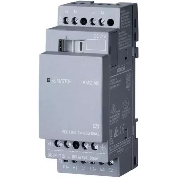 Siemens módulo de ampliación PLC LOGO AM2 AQ 0BA2 6ED1055-1MM00-0BA2 24 V/DC (6ED1055-1MM00-0BA2)