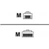 Cable de conexión telefónica Unify L30250-F600-A594 6 m RJ11/RJ45 plateado