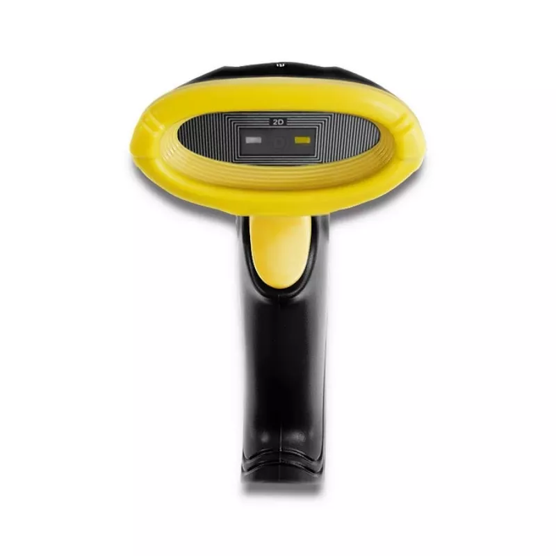 Qoltec 50867 lector láser de códigos de barras 1D/2D, USB, negro