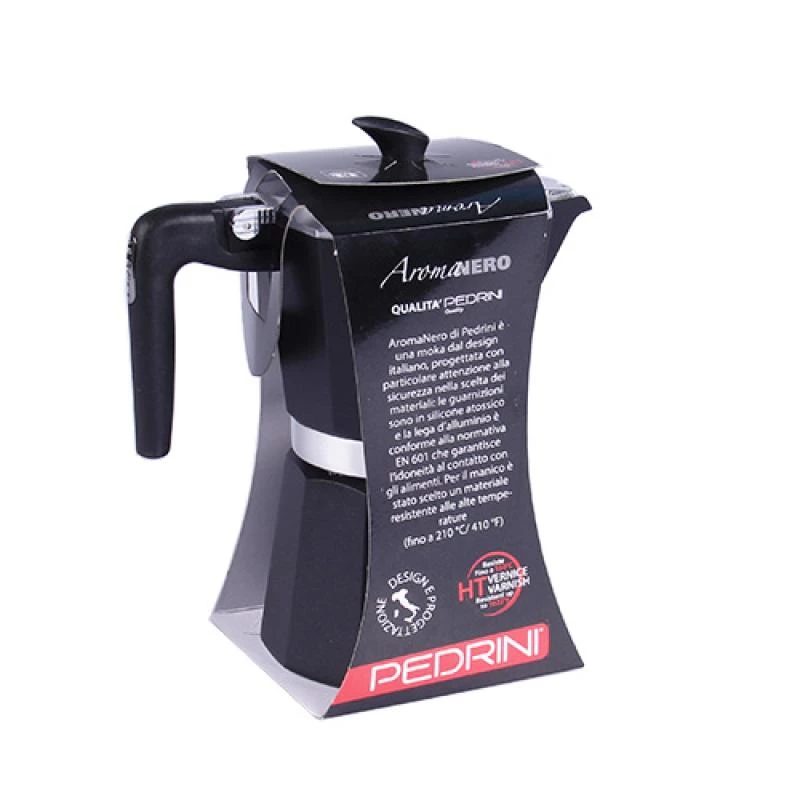Cafetera Pedrini 9114-8 Aluminium Herdkanne 6 tazas gris oscuro
