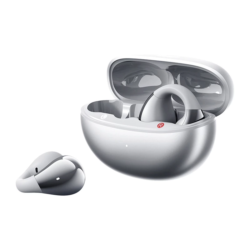 Auriculares inalámbricos de gancho QCY Crossky Clip C30S, plata