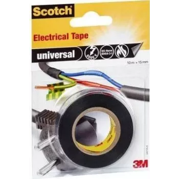 Cinta aislante Scotch universal/4401BLA 1,5 cm x 10 m negro (4401BLA)