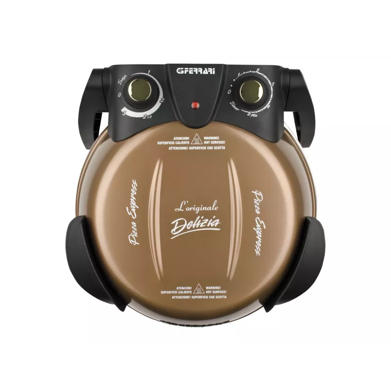Pizzera G3 Ferrari Delizia 1 pizza 1200W negra bronce
