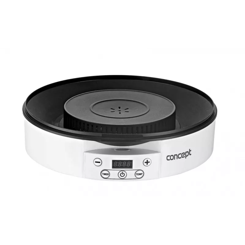 Deshidratador de alimentos Concept Solution SO2020, 500 W, pantalla LED, plata, 220–240 V, 3,3 cm de diámetro de rejilla