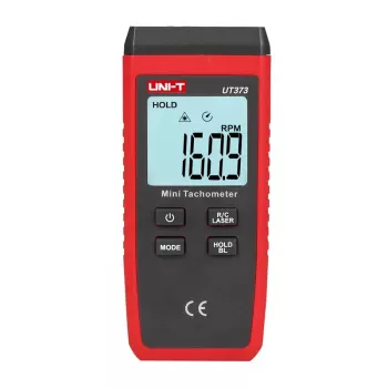 Tacómetro sin contacto Unit UT373, rango de medición 0,5–19999 rpm