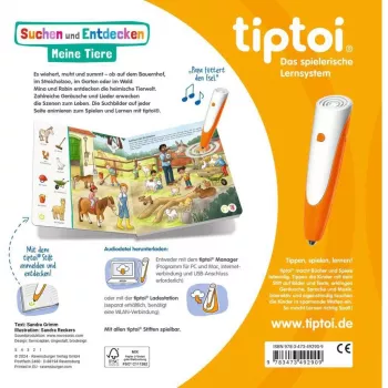 tiptoi Suchen und Entdecken: Meine Tiere, libro educativo