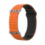 Correa GUAN Premium para Apple Watch 38/40/41/42 mm — Naranja y negro