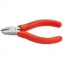 Knipex alicate de corte lateral L.110 mm cabeza pulida cabeza esférica máx. 1,2 mm