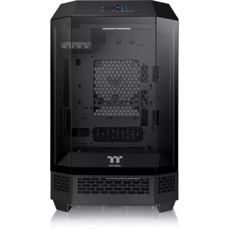 Thermaltake The Tower 300 Black Micro Tower Tempered Glass Caja PC Gaming