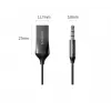 UGREEN CM309 receptor de audio Bluetooth 5.0, USB, conector AUX de 3,5 mm, negro