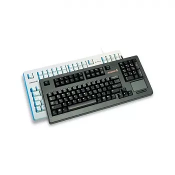 Teclado Cherry TouchBoard G80-11900 con cable, distribución suiza, negro, 105 teclas, USB, cable de 1,75 m