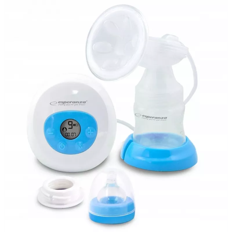 Esperanza BEBITA ECM001B Sacaleches eléctrico, 150 ml, azul