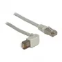 Cable de red DeLOCK 0,5 m Cat.6 RJ-45 S/FTP gris