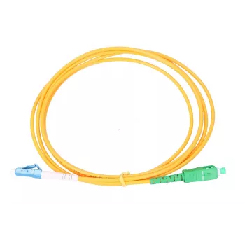 Cable de parcheo Extralink SC/APC a LC/UPC monomodo G.652D 3 mm simplex 2 m
