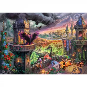 Thomas Kinkade Studios: Maléfica, puzle 1000 piezas