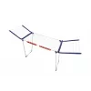 Tendedero Leifheit Pegasus 180 Maxx Winged — tendedero de suelo, 18 m de cuerda, altura ajustable 1080–1280 mm, 550×1100×1280 mm, azul/blanco