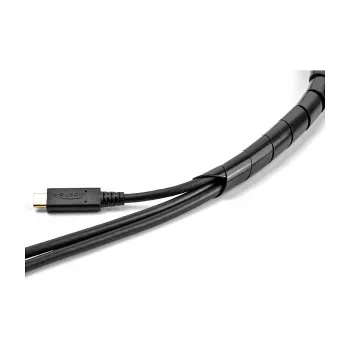 Tubo espiral flexible DeLOCK 2 m x 16 mm negro polietileno