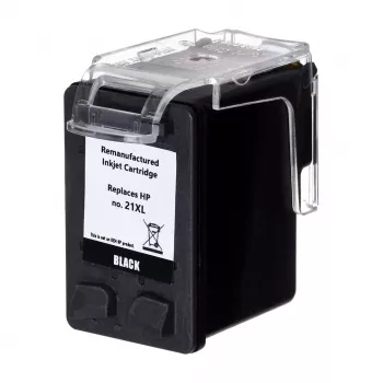 Tinta negra Superbulk B-H21XL para impresoras HP (sustituto de HP 21XL C9351A) estándar