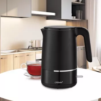 Maestro MR-037 Hervidor de agua 1,7 L 1800 W (MR-037-BLACK) Negro