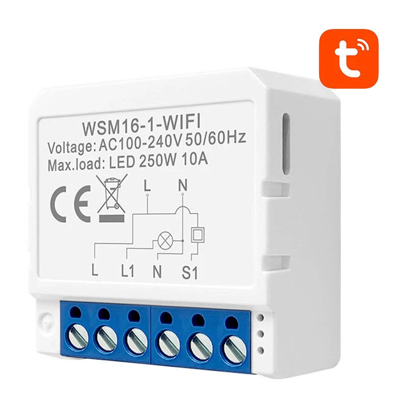 Interruptor inteligente Wi-Fi Avatto WSM16-W1 – control remoto para domótica