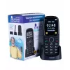 Teléfono móvil Mescomp MT-166 Edgar, Elegante, para mayores, 4G, Negro