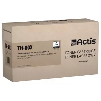Cartucho de tóner ACTIS TH-80X compatible con HP 80X CF280X, estándar, 6900 páginas, negro