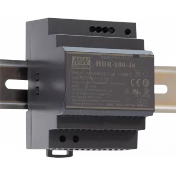 Fuente de alimentación Exsys EX-6100PoE 100 vatios 48V, modelo HDR-100-48