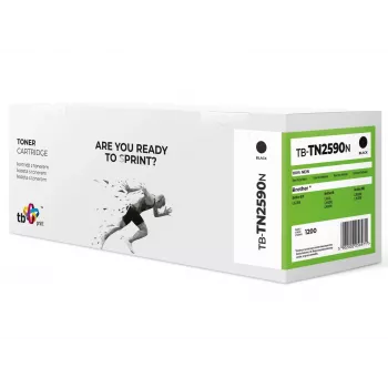Tóner para Brother TN2590 TB-TN2590N BK 100% nuevo