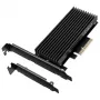 Adaptador interno M.2 PCIe GRAUGEAR G-M2PCI01 conector macho negro 128mm