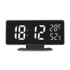 Despertador digital LED GreenBlue GB395 con indicación de temperatura