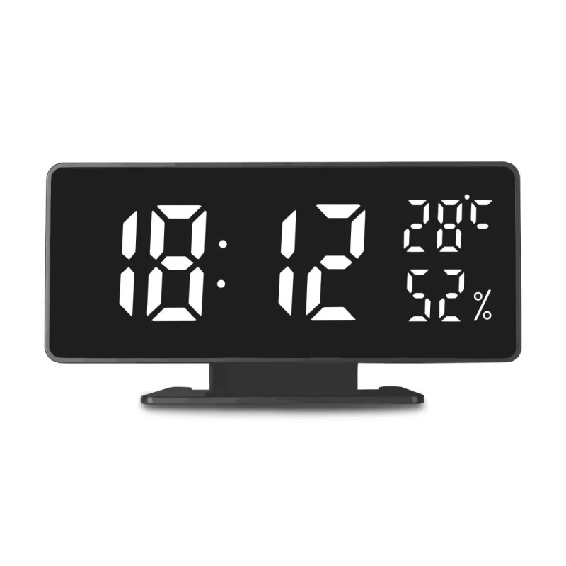 Despertador digital LED GreenBlue GB395 con indicación de temperatura