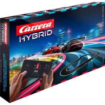 Set de vehículo de carreras y pista Carrera 50050002 negro azul amarillo 12+