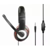 Auriculares gaming con cable GEMBIRD MHS-03-BKRD — binaurales, circumaurales, 3,5 mm, cable de 1,8 m, rojo/negro