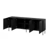 Cómoda Cama ISLA 200x40x75 negro mate