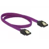 Cable SATA DeLOCK 83691 0,5 m SATA 7 pines violeta