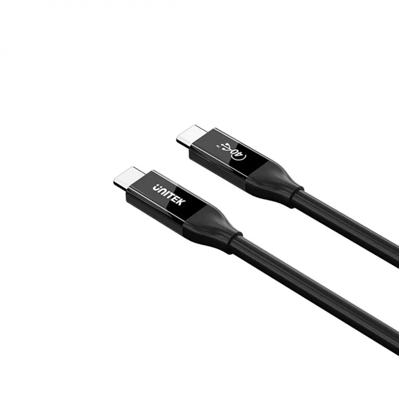Cable USB-C Unitek C14100ABK01-2M – 2 m, 100 W Power Delivery, 40 Gbit/s datos