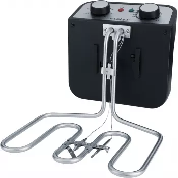Freidora Steba DF 300 Double 5 L 3000 W negra acero inoxidable