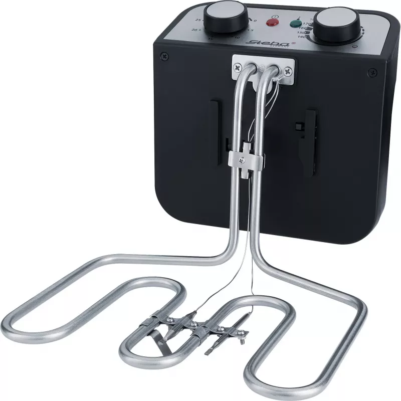 Freidora Steba DF 300 Double 5 L 3000 W negra acero inoxidable