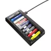 Cargador de baterías AA/AAA 1,5 V y 1,2 V, inteligente - 8 ranuras