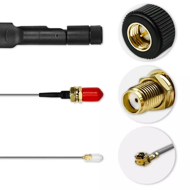 Antena dual exterior 4G LTE QOLTEC 57047 5 dBi omnidireccional