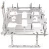 Mesa de marco abierta Streacom BC1 V2 plata — soporte ATX, plataforma de prueba y montaje