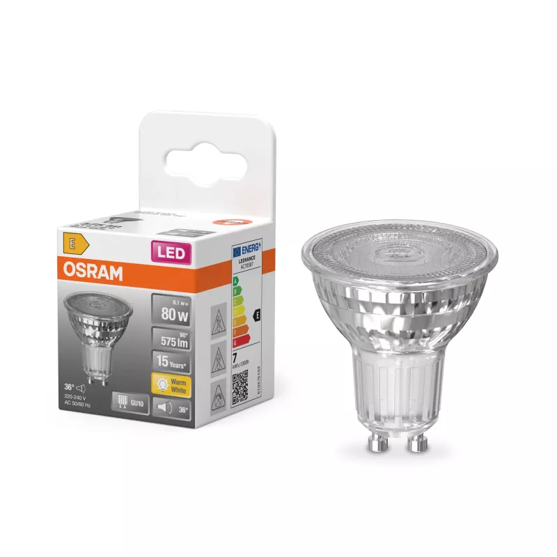 Osram Parathom Reflector | GU10 | 6,1 W | Blanco cálido