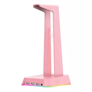 Soporte gaming Onikuma ST-2 rosa – altura ajustable, compatible con la mayoría de consolas