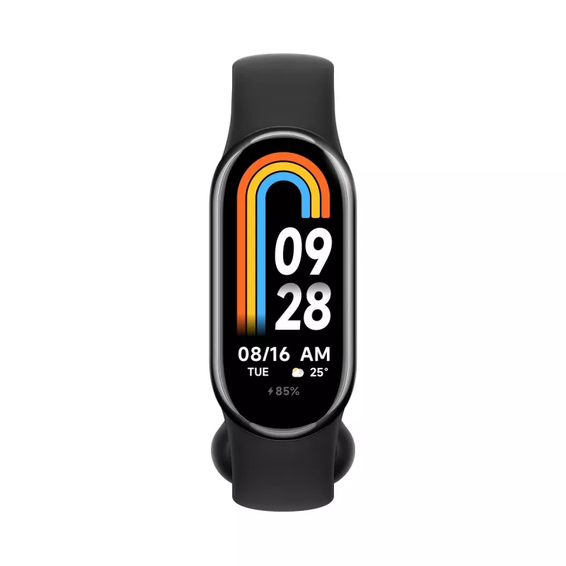 Xiaomi Smart Band 8 Negro, monitor de actividad, Bluetooth 5.1, 190mAh, 1,62 pulgadas, 5 ATM, acelerómetro, sensor PPG, giroscopio
