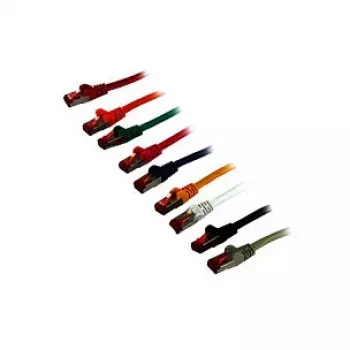 Cable de parcheo RJ45, CAT6 250 MHz, 0,5 m blanco, S-STP (S/FTP), TPE (Superflex), Synergy 21 (S216901)