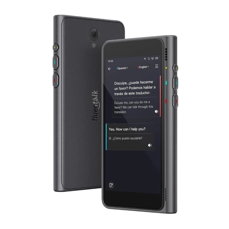 Traductor portátil Timekettle Fluentalk T1 AI — traducción de voz en tiempo real, inalámbrico, compacto